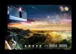 山顶豪宅地产创意广告设计