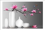 玉兰花花卉装饰画