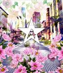 城市背景花
