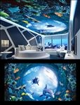 海底世界背景墙