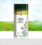 胡麻油包装设计平面封层图