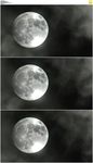 黑夜明亮的圆月