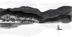 水墨山水画