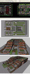 教学楼建筑草图SU模型含CAD