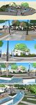 圆形中庭景观草图大师SU模型