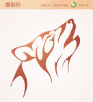 狼头部CDR矢量图