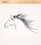 马头CDR矢量图