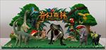 奇幻森林恐龙乐园舞台设计