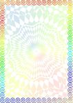 鲜艳百色 防伪证书纹