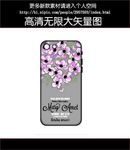 花朵手机壳图案