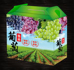 葡萄包装盒平面展开图