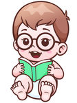 可爱小婴儿卡通插画矢量素材