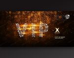 VIP卡钻石水晶字体设计
