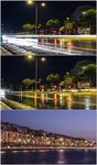 夜晚车流