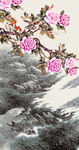 国画花鸟玄关