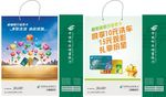 邮政银行手提袋展开图