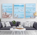 现代清新立体油画田园风景无框画