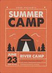 手绘夏令营海报