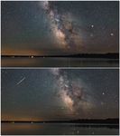 夜晚星空银河