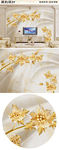 富贵珠宝玫瑰花电视背景墙