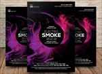 炫彩动感烟雾创意海报