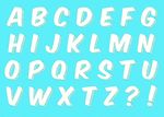 立体英文字母设计