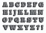 立体英文字母