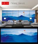 新中式禅意山水冰晶画