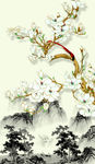 国画花鸟玄关