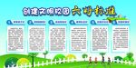 创建文明校园 六好标准