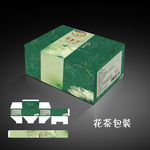 茶包装 平面展开图