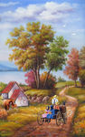 乡村油画