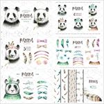 手绘可爱熊水彩画