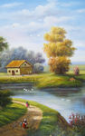乡村油画
