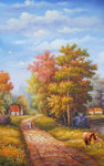乡村油画