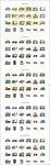 120种运输工具图标