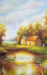 乡村油画