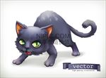 万圣节猫咪矢量