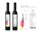 蓝莓冰酒瓶贴设计