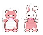 幼儿园卡通展板动物熊兔子