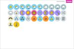 35种简约天气图标icon
