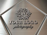 钢板立体质感LOGO模板样机