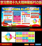 学习贯彻十九大精神展板