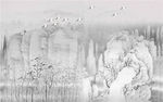 国画背景墙