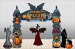 万圣节魔幻之夜高档门头