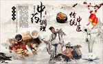 中药养生装饰画