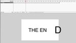 大缩小片尾落幕the end