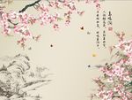 鸟鸣涧梅花图