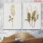 北欧现代简约复古花卉装饰画