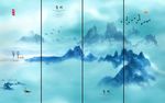 中式水墨山水